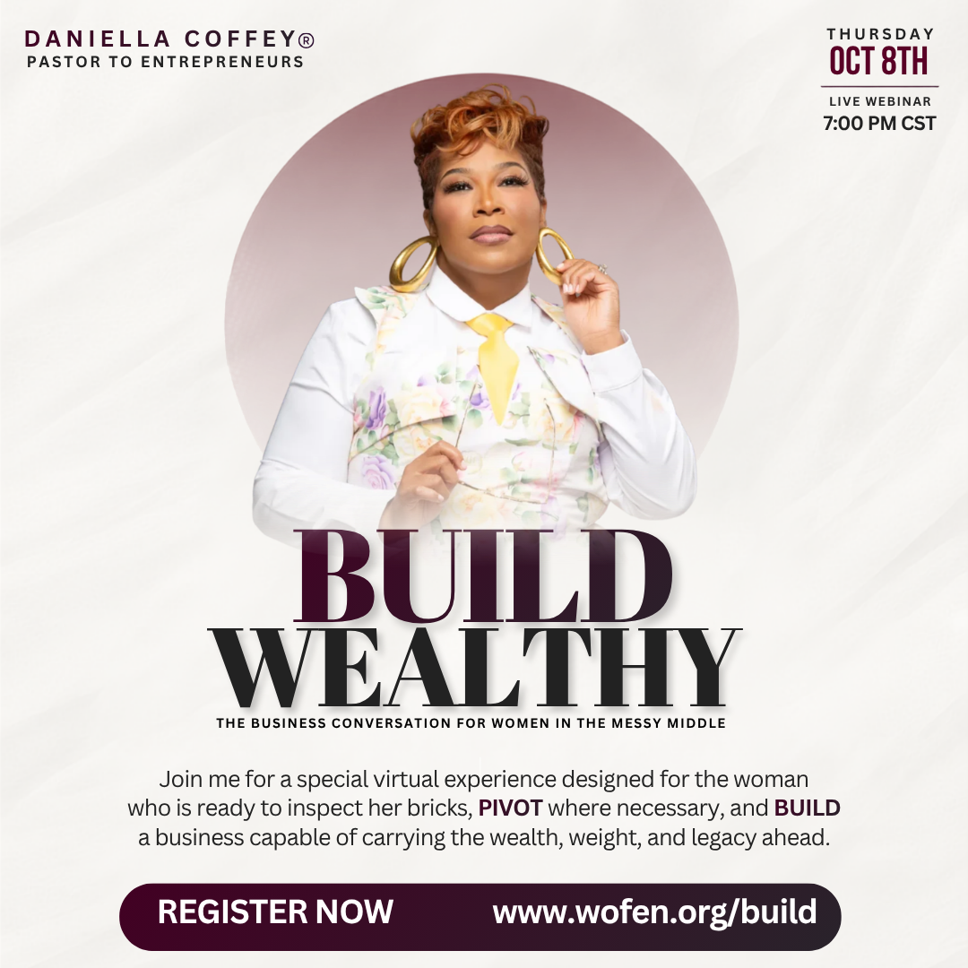 Daniella Coffey, host of the BUILD WEALTHY live webinar